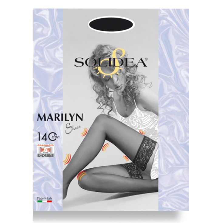 Solidea Stockings Marilyn 140 Sheer Color Smoke Size 3-ML