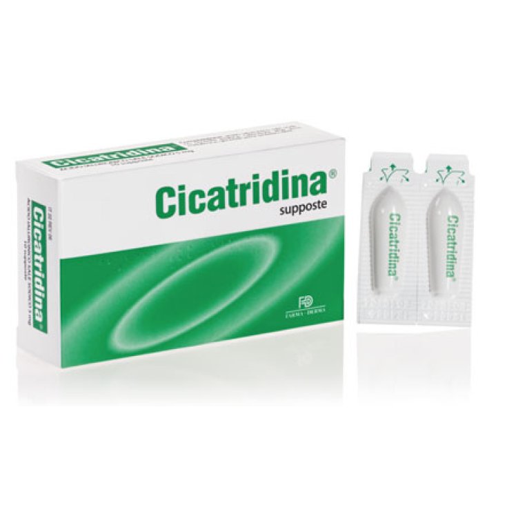 Farma-Derma Cicatridina Suppositories 10 Pieces of 2g