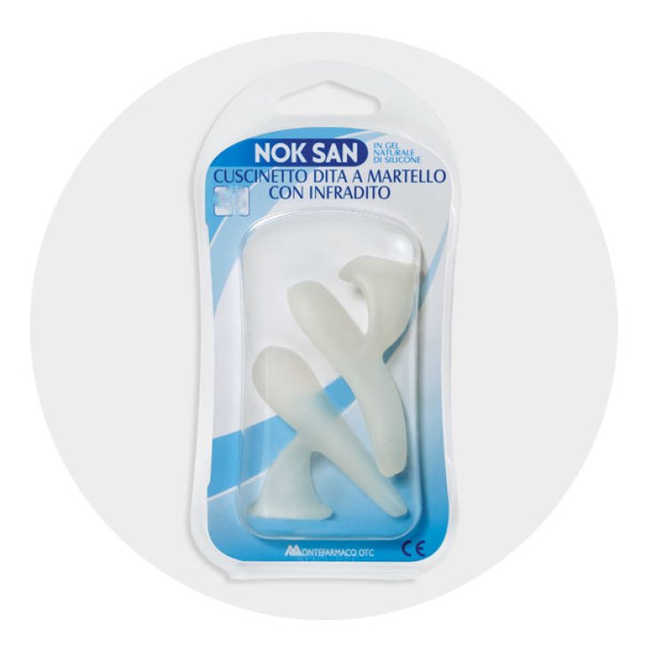 MonteFarmaco Noksan Hammer Toe Pad With Flip Flops Size M 2 Pieces