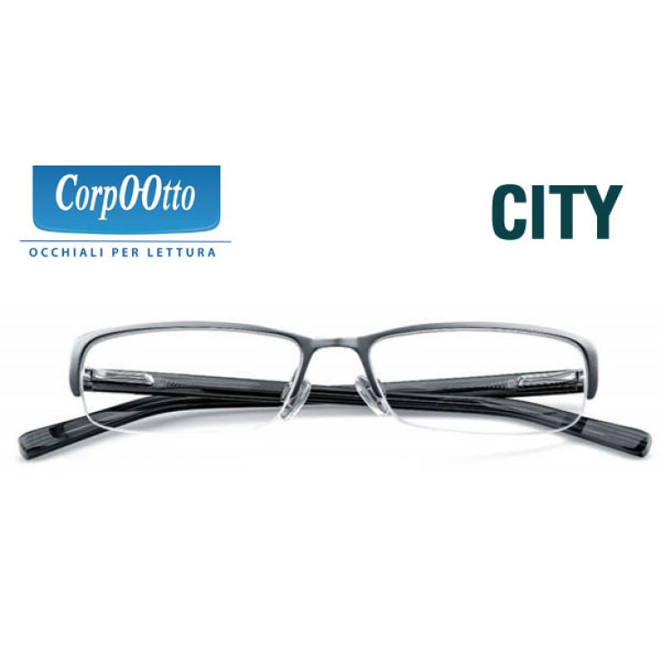 Corpootto City Reading Glasses Color Pearl Gray Diopter 2.50