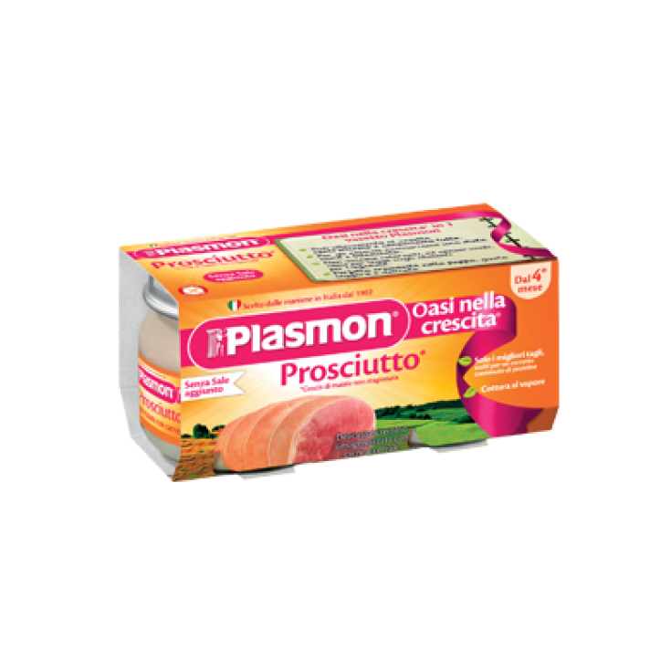 Homogenized Plasmon Cooked Ham 2 Jars Of 80g