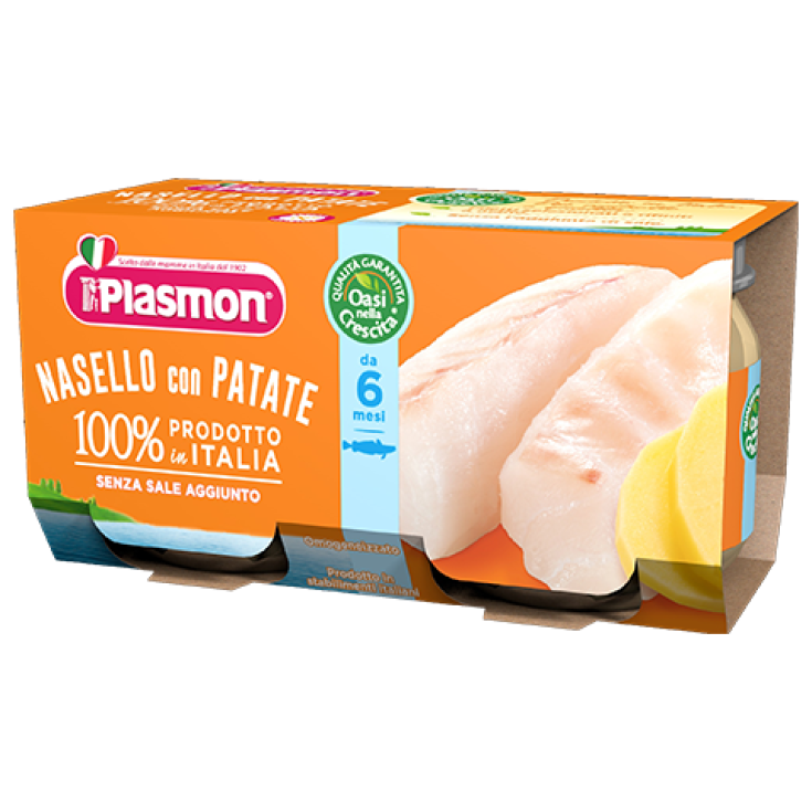 Plasmon Homogenized Hake Fish With Potatoes 2x80g