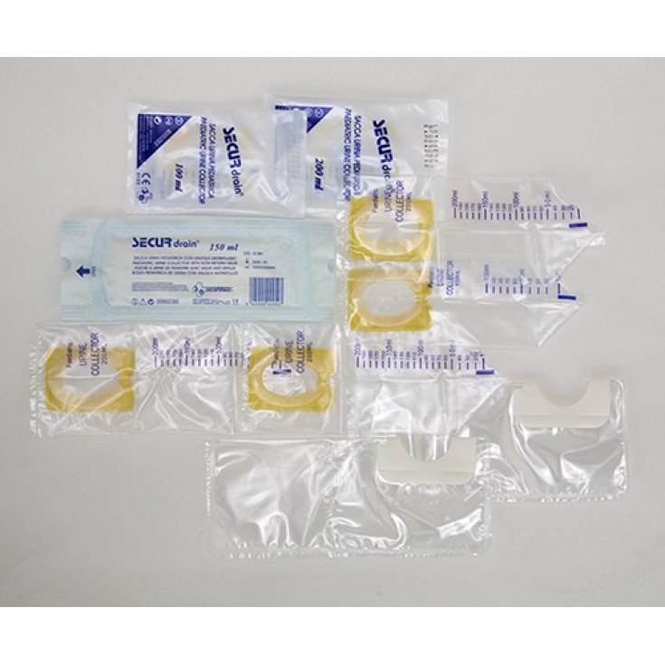 Securdrain Standard Pediatric Urine Bag 200ml 1 piece
