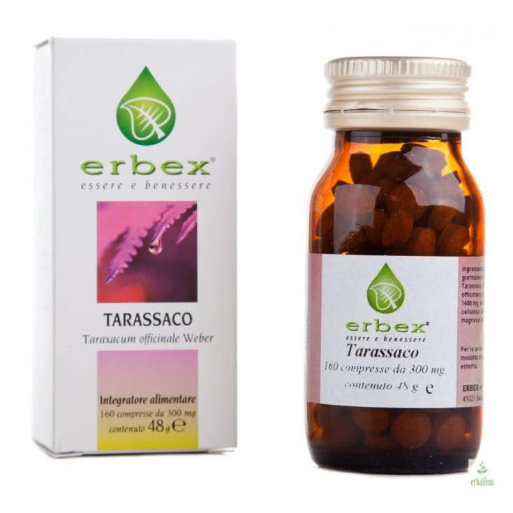 Erbex Tarassaco Food Supplement 160 Tablets Of 0.3g