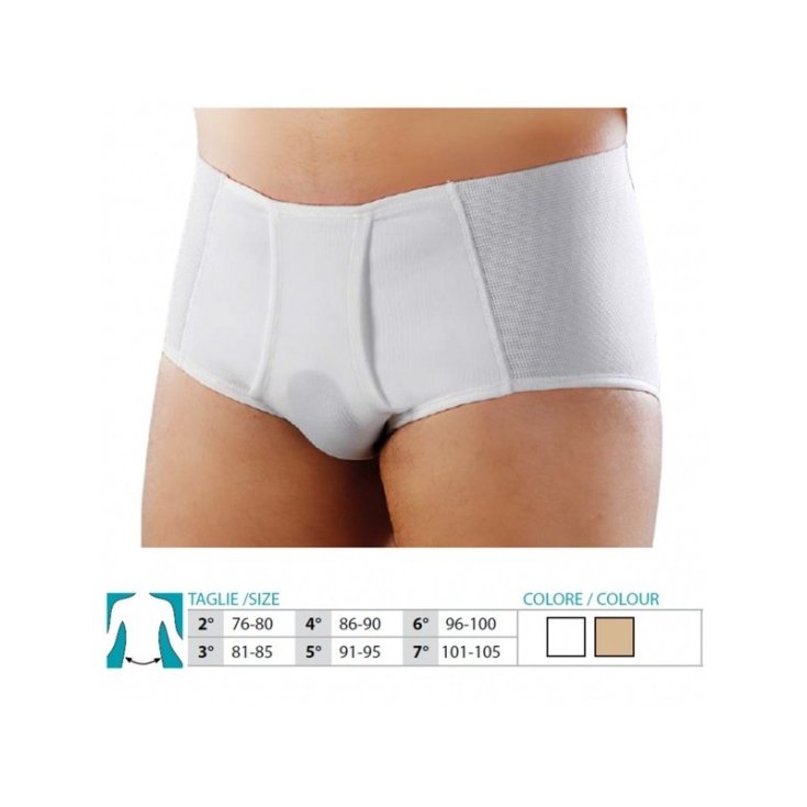 Safte Orione 313 Hernia Briefs Color White Size 5