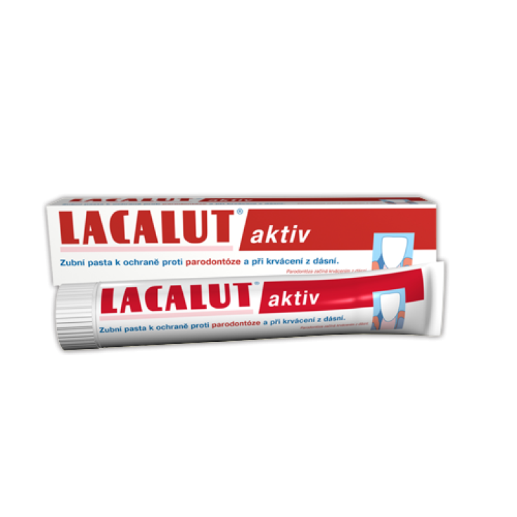 Lacalut Aktiv Anti-Plaque Toothpaste 75ml
