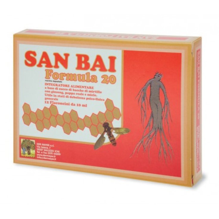 Der Mayer San Bai Formula 20 Food Supplement 12x10ml