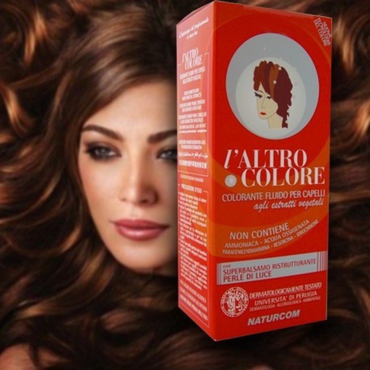 L'Altro Colore Natural Tints Without Ammonia and Oxygenated Water Shades Warm Brown 75ml