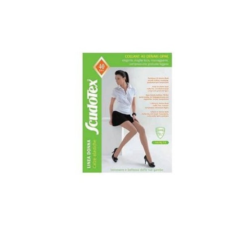 Scudotex Tights 40Den Opaque Black Color Size 4