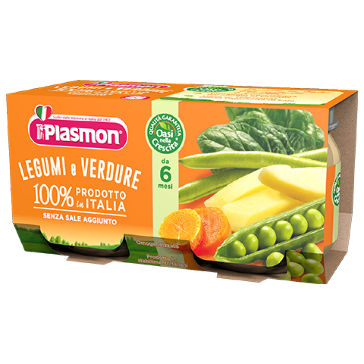 Homogenized Plasmon Legumes And Vegetables 2x80g