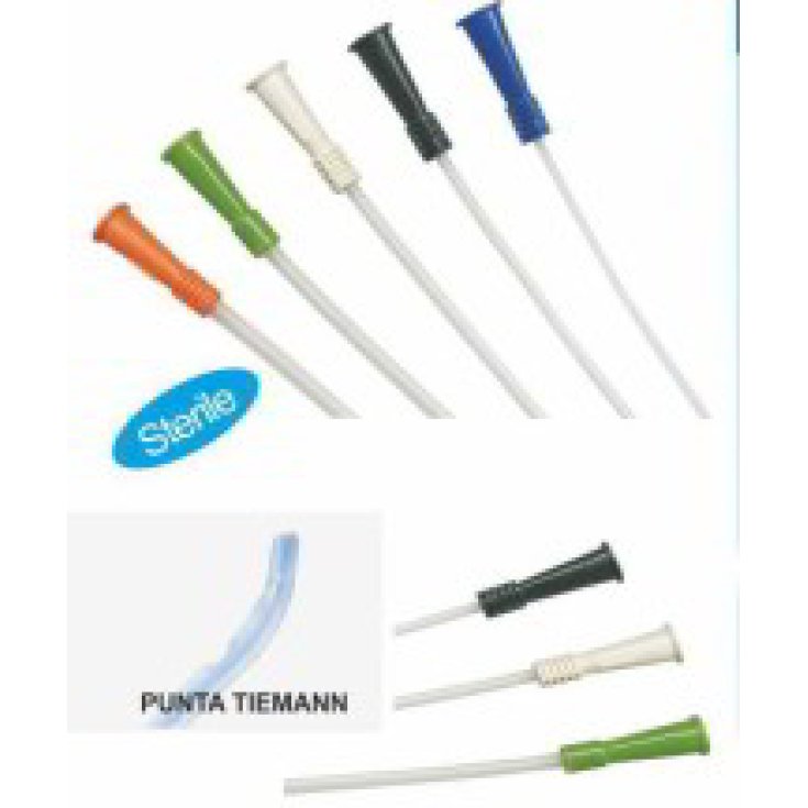 Safety Tiemann Catheter Size CH10