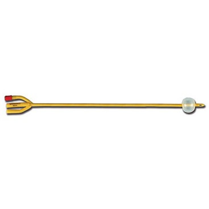 Foley 3-Way Silicone Urethral Catheter Ch22