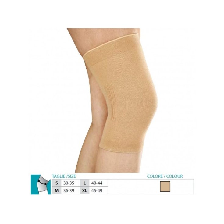 Safte Orione Knee Pad in Elastic Fabric Beige Color Size S Ref. 403