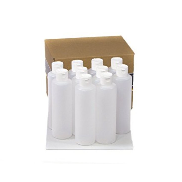 Comifar White Opaque Plastic Bottle 250ml 10 Pieces