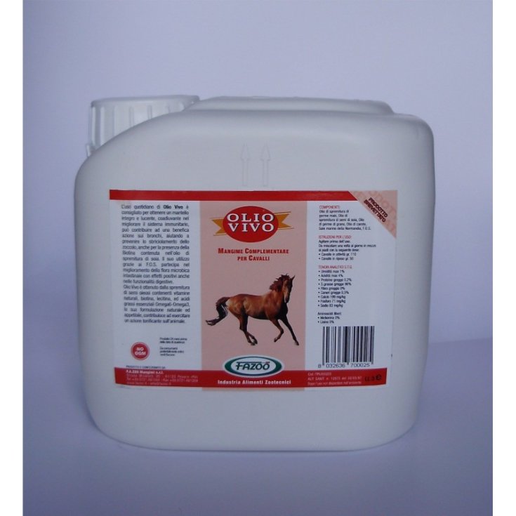 Live Oil Food Supplement for Horses 3lt