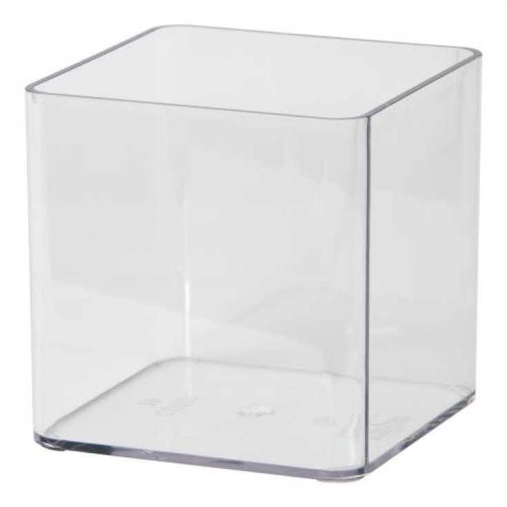 Wepa Square Transparent Plastic Jar 50ml 10 Pieces