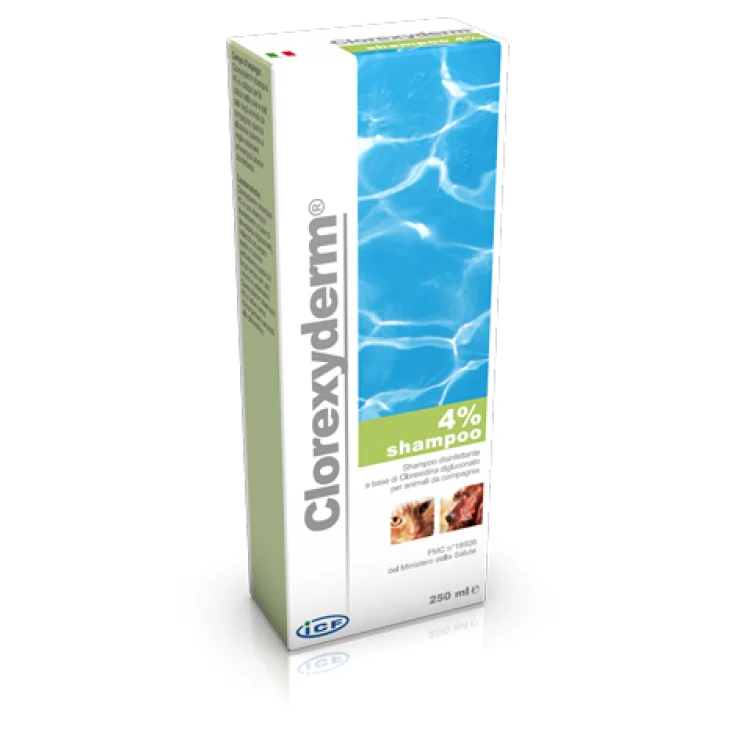ICF Clorexyderm Shampoo 4% For Pets 250ml