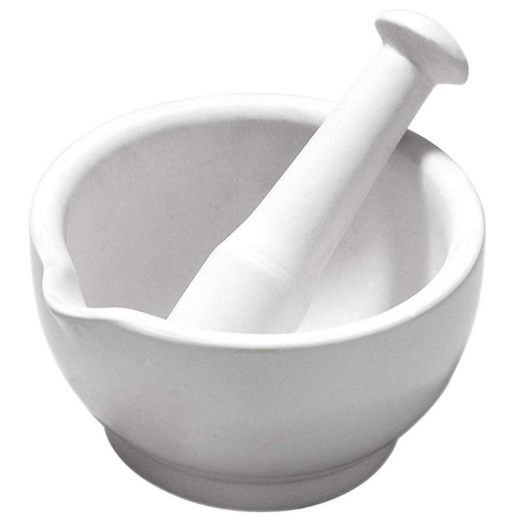 Wepa Rough Porcelain Mortar With Pestle 15cm