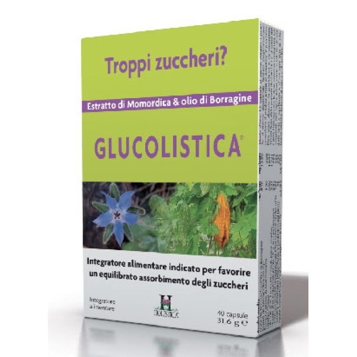 Sangalli Glucolistica Holistica Food Supplement 40 Capsules