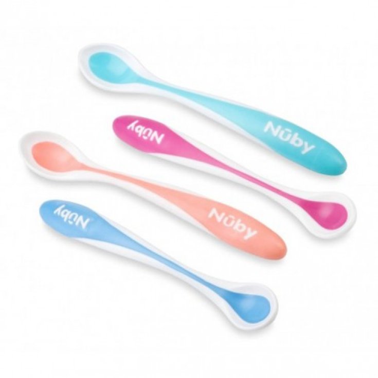Nuby Thermosensitive Spoon + 4Mesi 2 Spoon