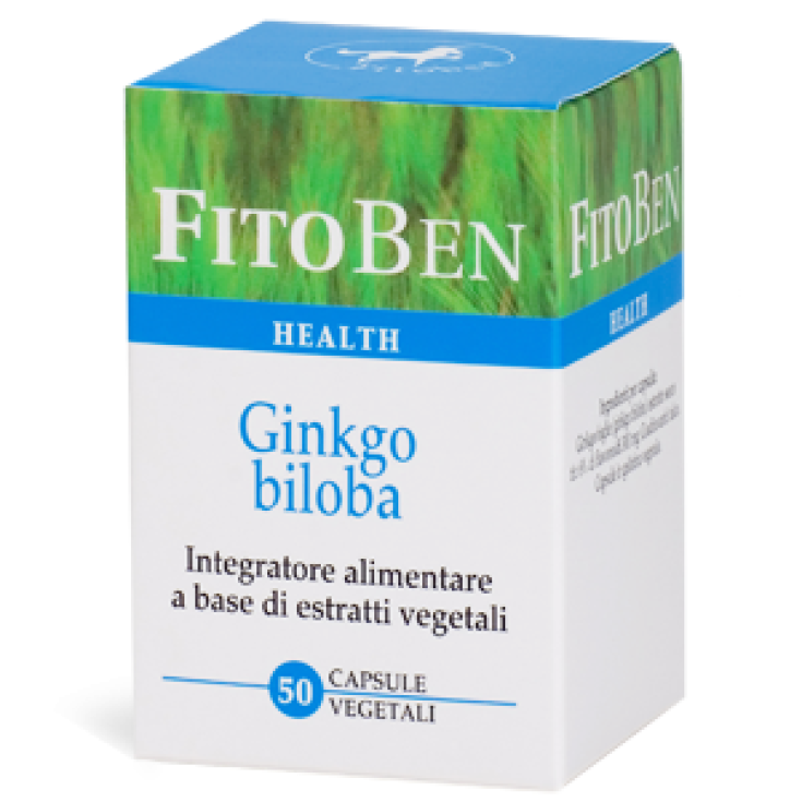 Fitoben Ginkgo Biloba Food Supplement 50 Vegetable Capsules