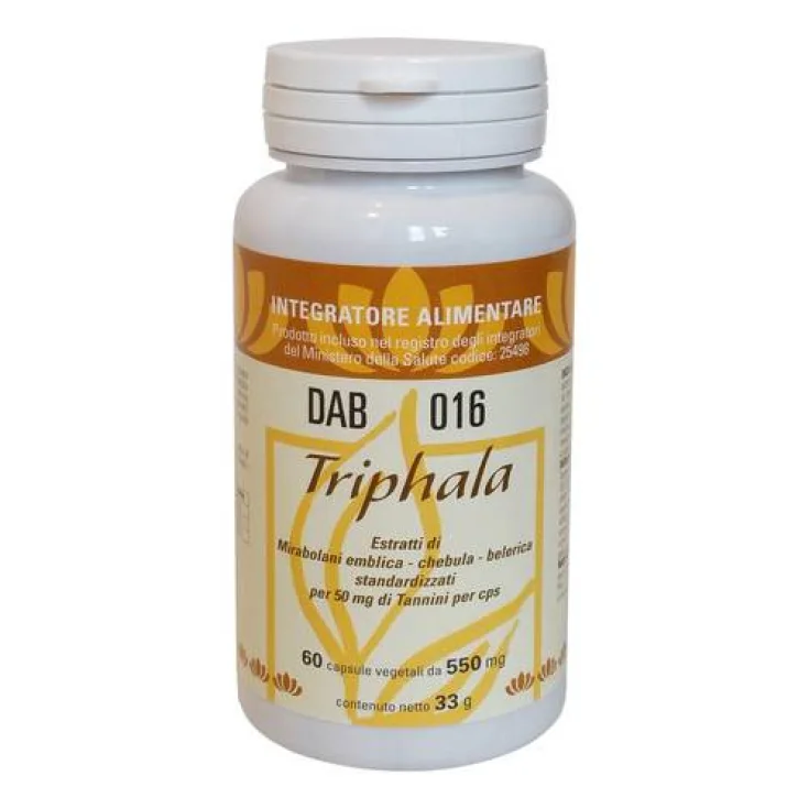 Dab 016 Triphala Food Supplement 60 Vegetable Capsules