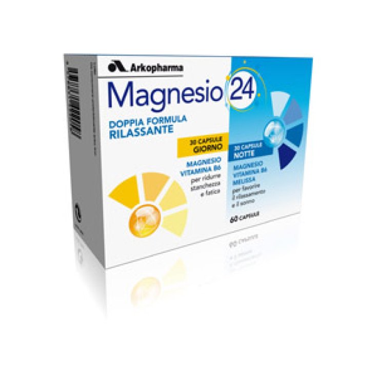 Arkopharma Magnesium 24 Food Supplement 60 Capsules