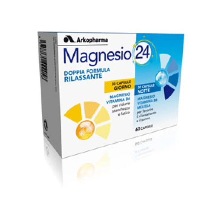 Arkopharma Magnesium 24 Food Supplement 60 Capsules