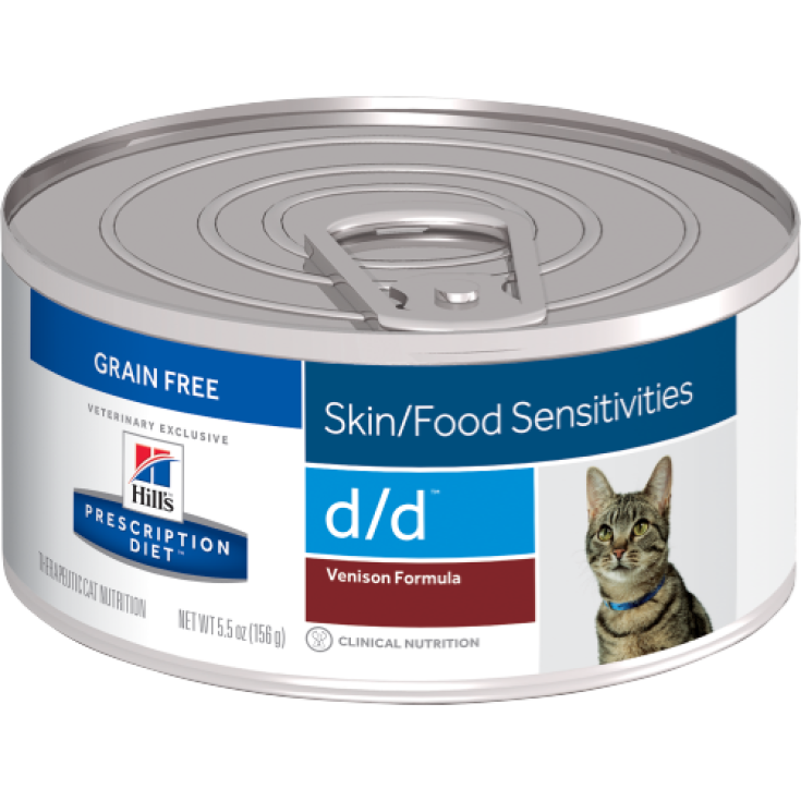 Hill's Prescription Diet Feline d / d Food Sensitivities Taste Venison and Peas 156g
