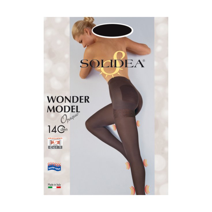 Solidea Wonder Model Opaque 140 Den Color Aubergine Size 2-M