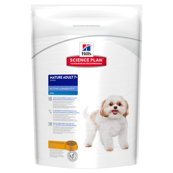 Hill's Science Plan Canine Mature Adult 7+ Active Longevity Mini Size with Chicken 800g