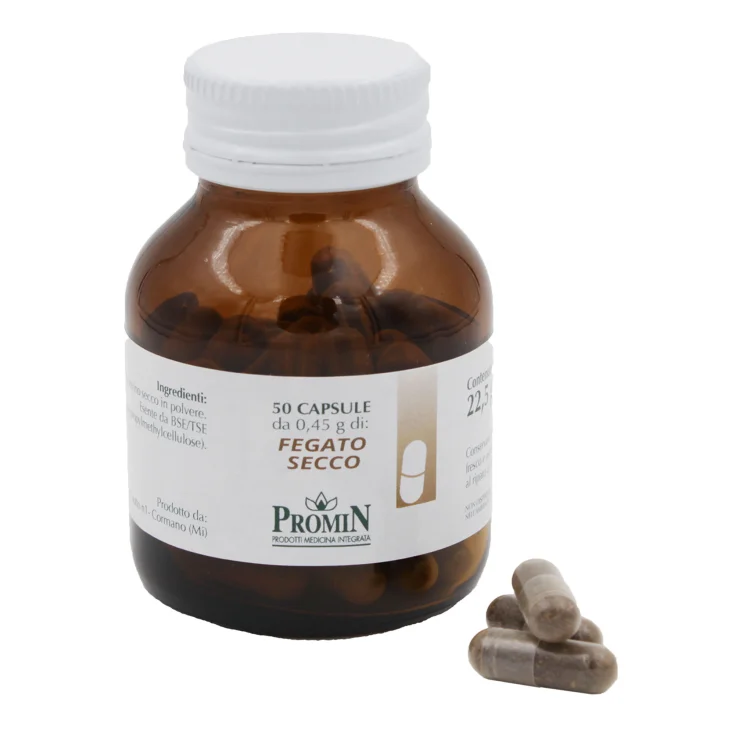 Promin Dry Bovine Liver 50 Capsules