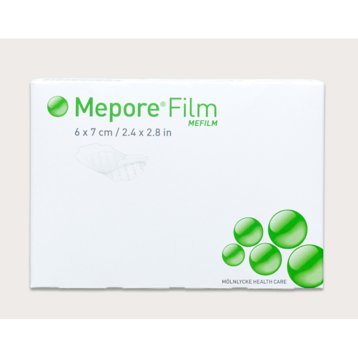 Mölnlycke® Mepore® Film Adhesive Transparent Dressing Size 6x7cm 10 Pieces