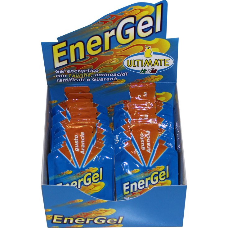 Ultimate Energel Energy Gel Orange Flavor 24 Sachets of 35ml