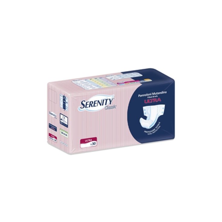 Serenity Diapers Ultra-thin Panties Size L 30 Pieces