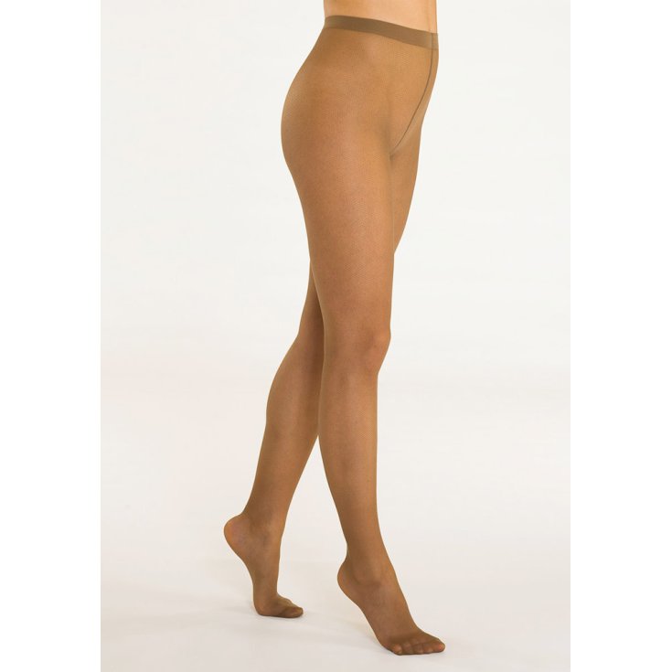 Solidea Microrete Sand Color Tights Size 2-M