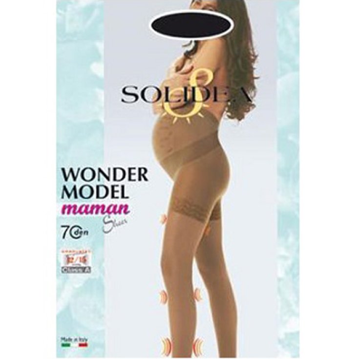 Solidea Wonder Model Maman Socks 70 Sheer Color Sand Size M