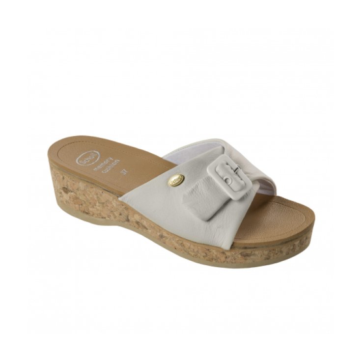 Scholl® Wappy Women's Shoe Eco Leather Memory Cushion® Footbed Color White Size 39