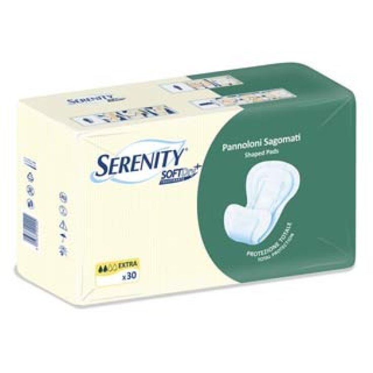 Serenity Soft Dry + Extra Shaped Pad 30 Pieces