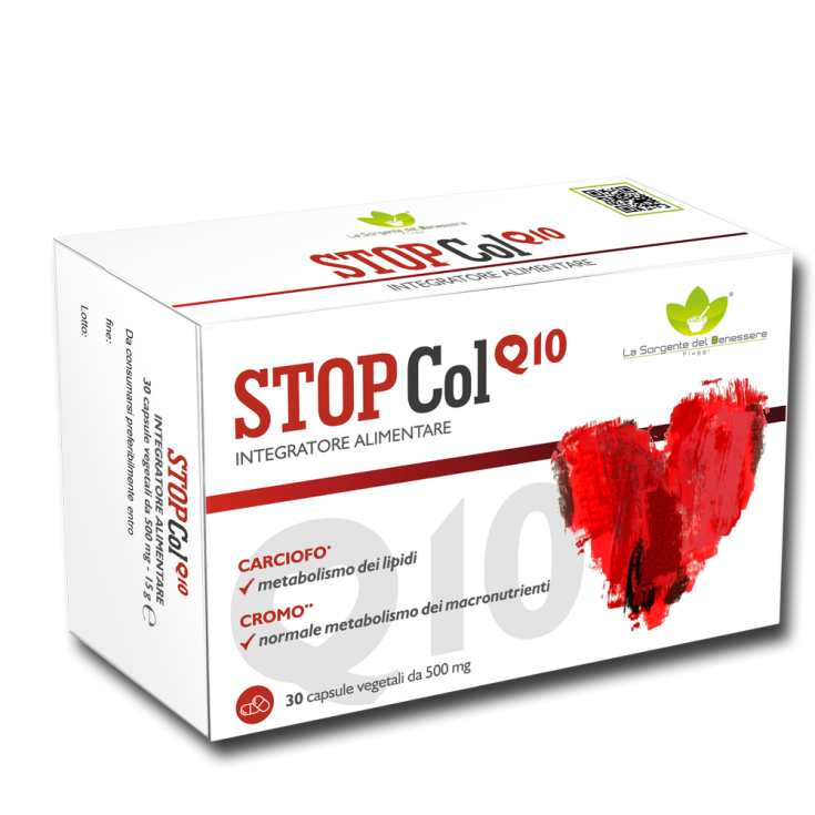La Sorgente Del Benessere Stop Col Q10 Food Supplement 30 Capsules