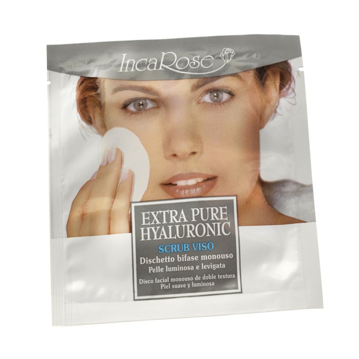 IncaRose Extra Pure Hyaluronic Face Scrub Two-phase Disposable Disc