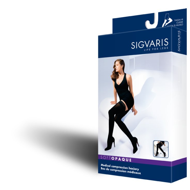 Sigvaris Open Toe Hold Up Caramel Color