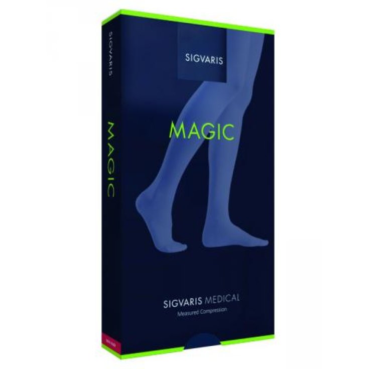 Sigvaris Magic 1 AD Open Toe Knee Highs Color Flesh Size MN