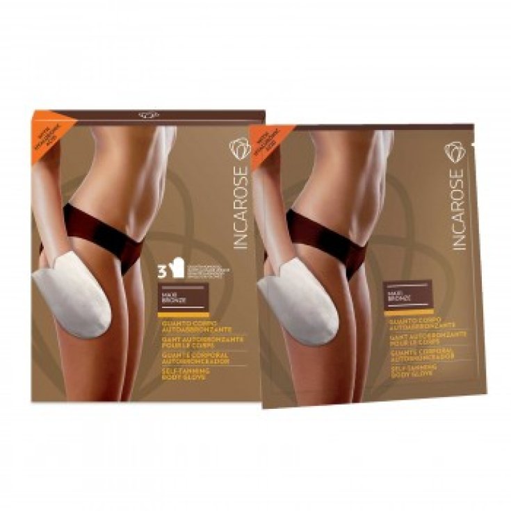 IncaRose Maxi Bronze Disposable Self Tanning Body Glove 3 Pieces