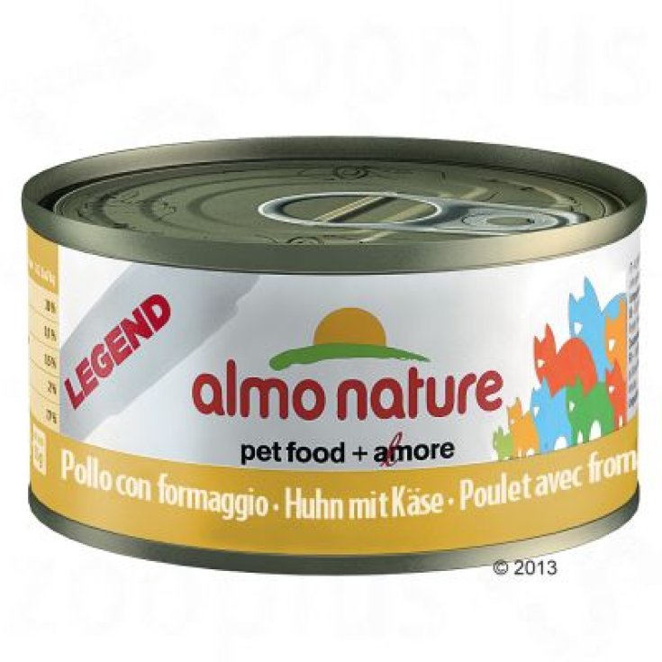 Almo Nature Legend Cat Wet Food for Cats Chicken with Cheese 70g