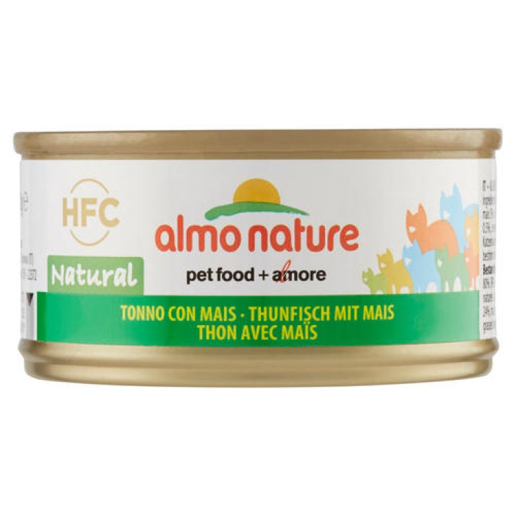 Almo Nature Cat Tuna With Corn Patè For Cats 70g