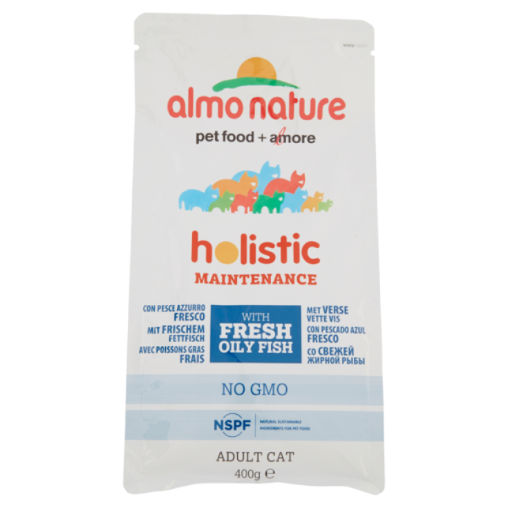 Almo Nature Holistic Cat Food With Blue Fish And Rice 400g