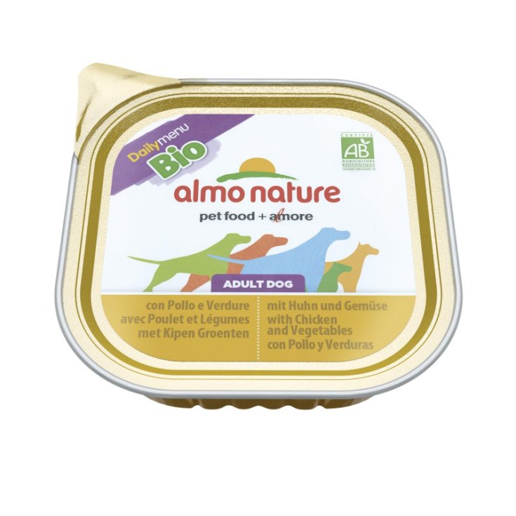 Almo Nature Daily Menu Bio Dog Organic Chicken And Vegetables 100g