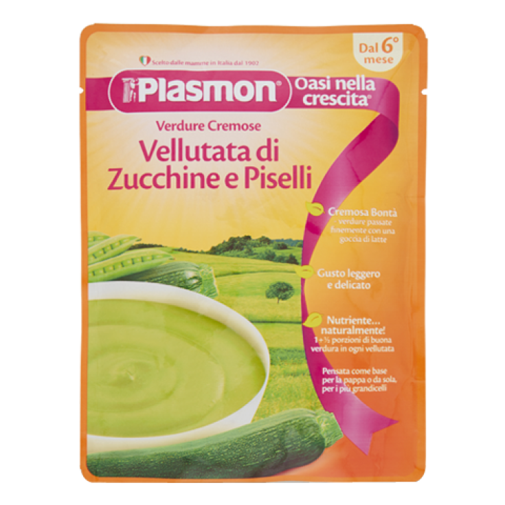 Plasmon Bontà Della Mamma Velvety Zucchini And Peas 180g