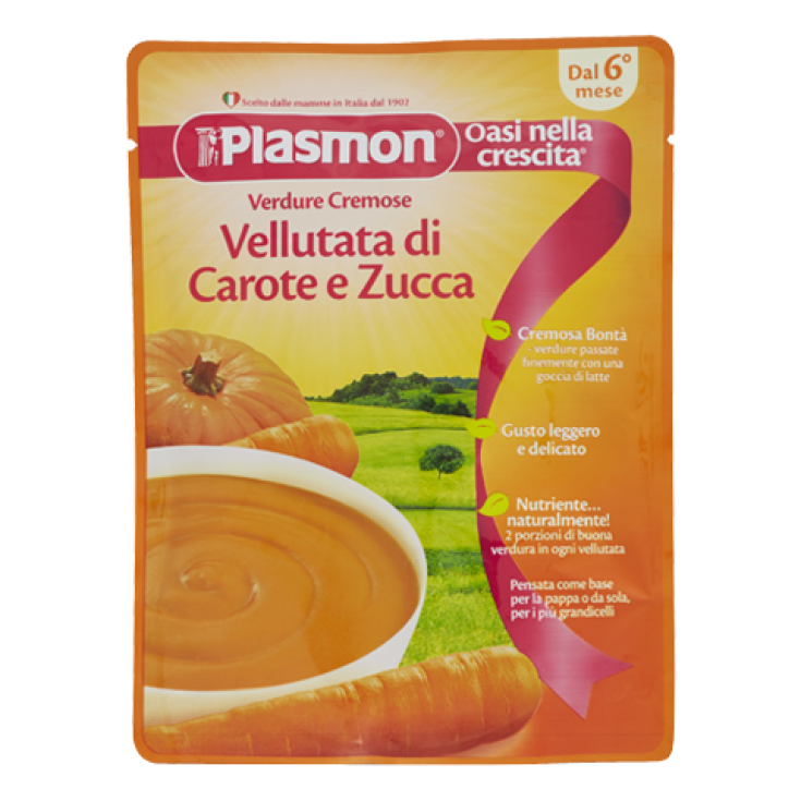 Plasmon Bontà Della Mamma Velvety Carrots And Pumpkin 180g